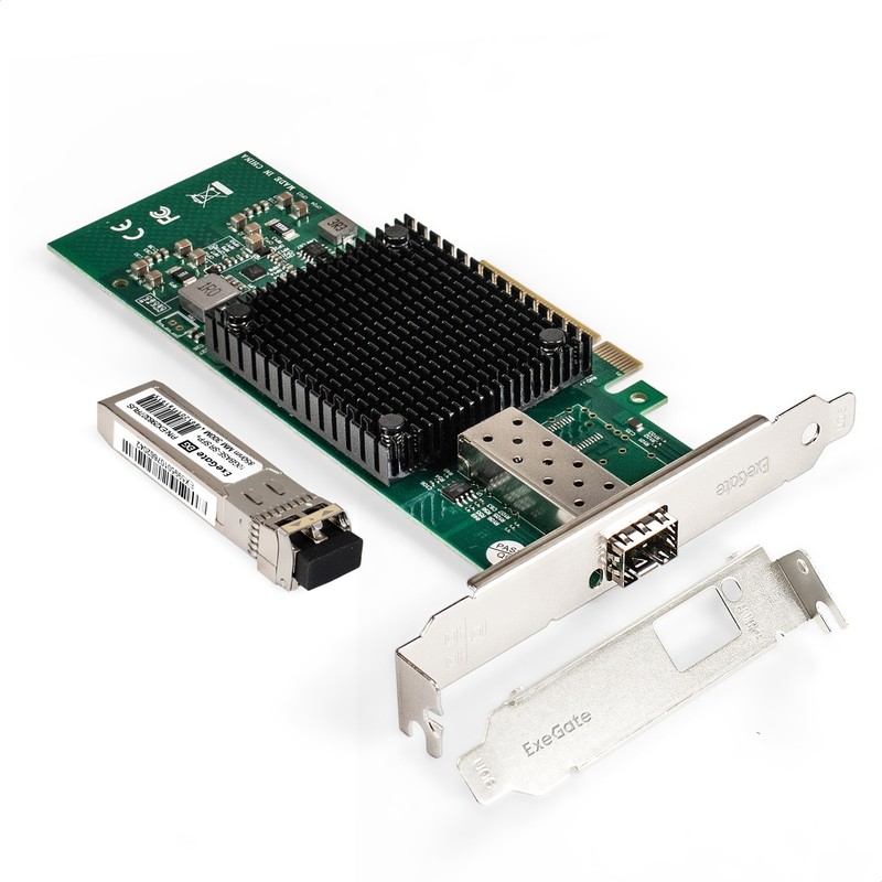 КомплектExeGateсетеваякартаPCIex8v3.0,трансивер850нмEX298939RUS