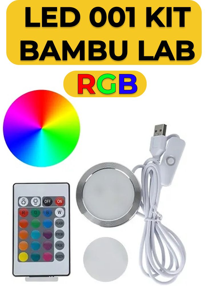 Набор деталей для светодиодной лампы Bambu Lab LED Lamp Kit 001 (RGB ...
