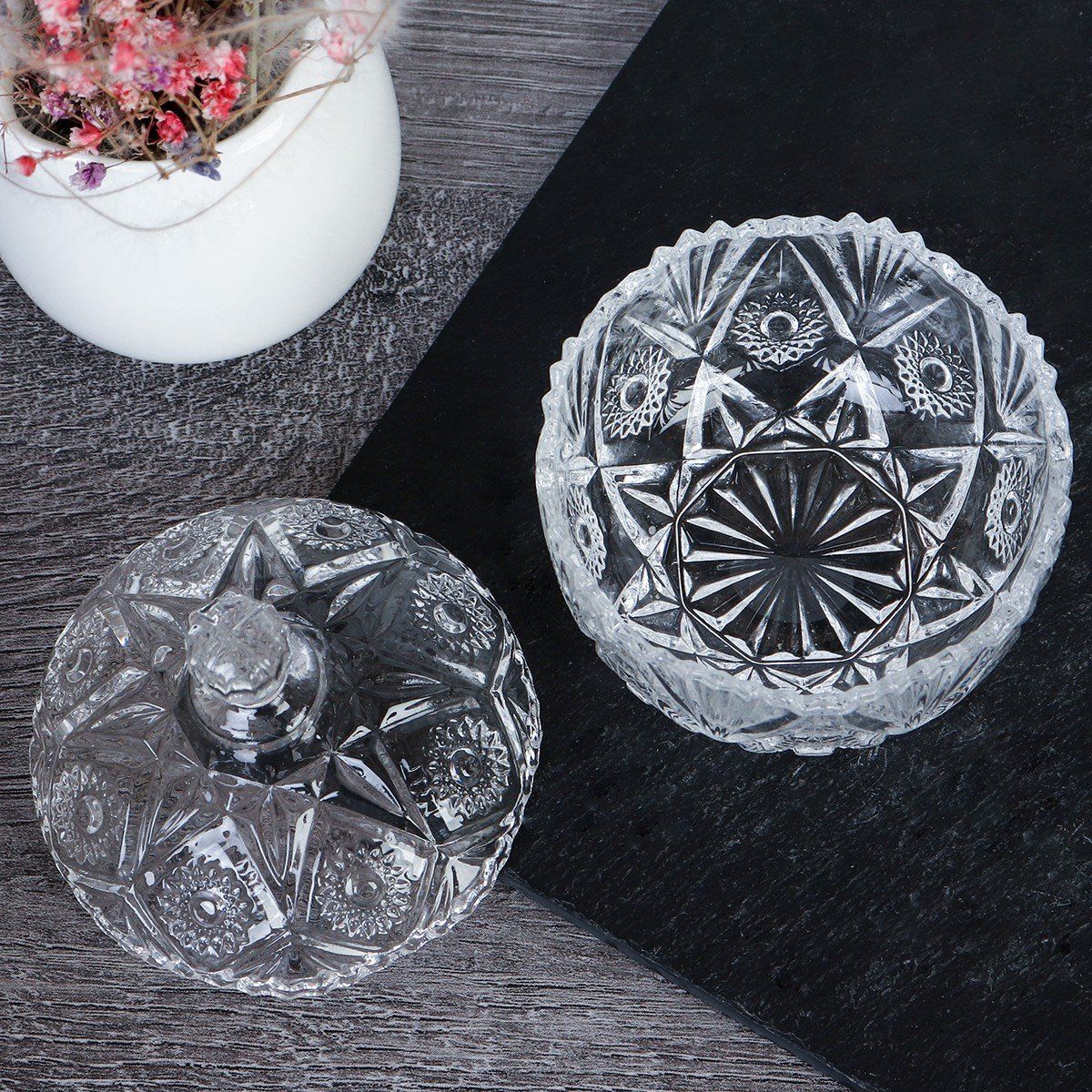 Сахарница, вазочка для варенья стеклянная 100 мл Сахарница, вазочка для варенья стеклянная 100 мл