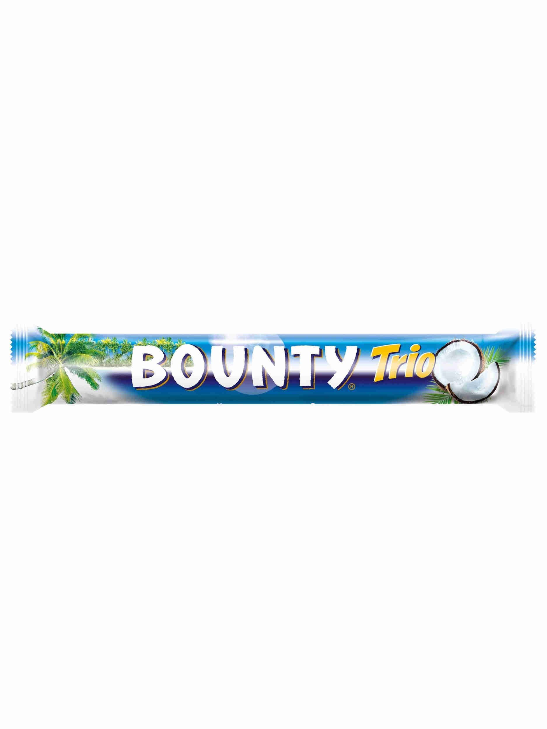 Шоколадный батончик Bounty Trio, кокос в молочном шоколаде, 82,5 г