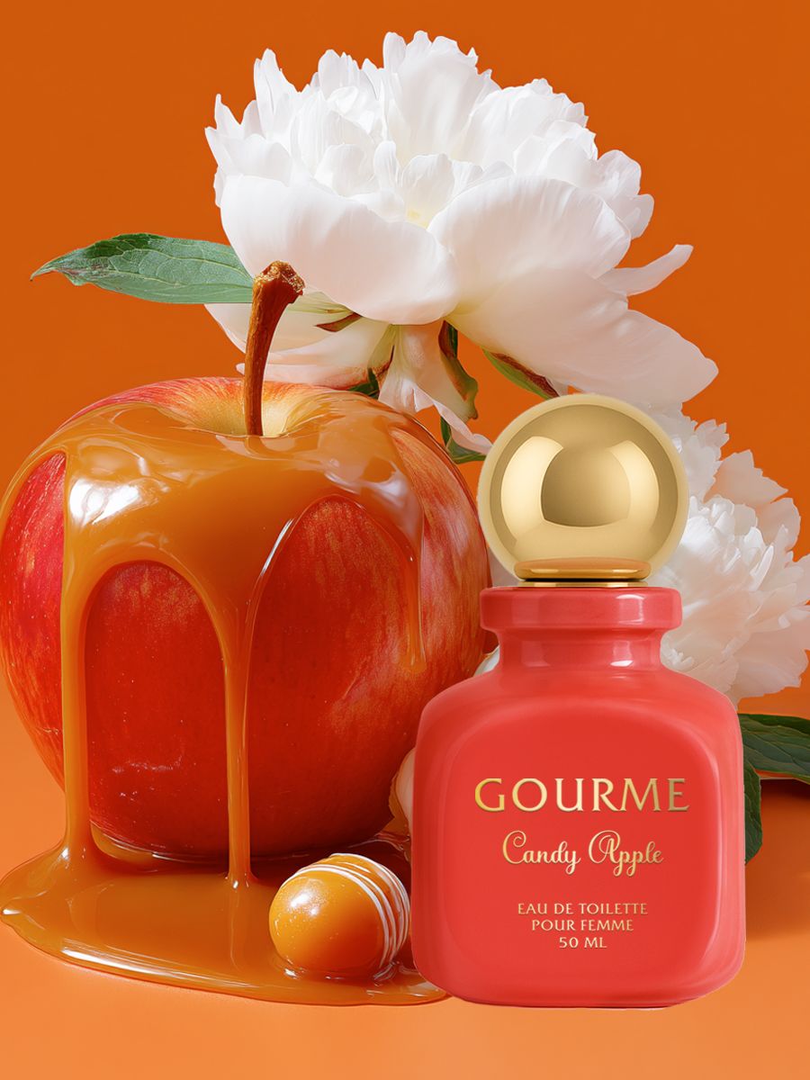EUROLUXE/ТуалетнаяводаженскаяGourmeCandyapple50млкарамель,яблоко,ваниль