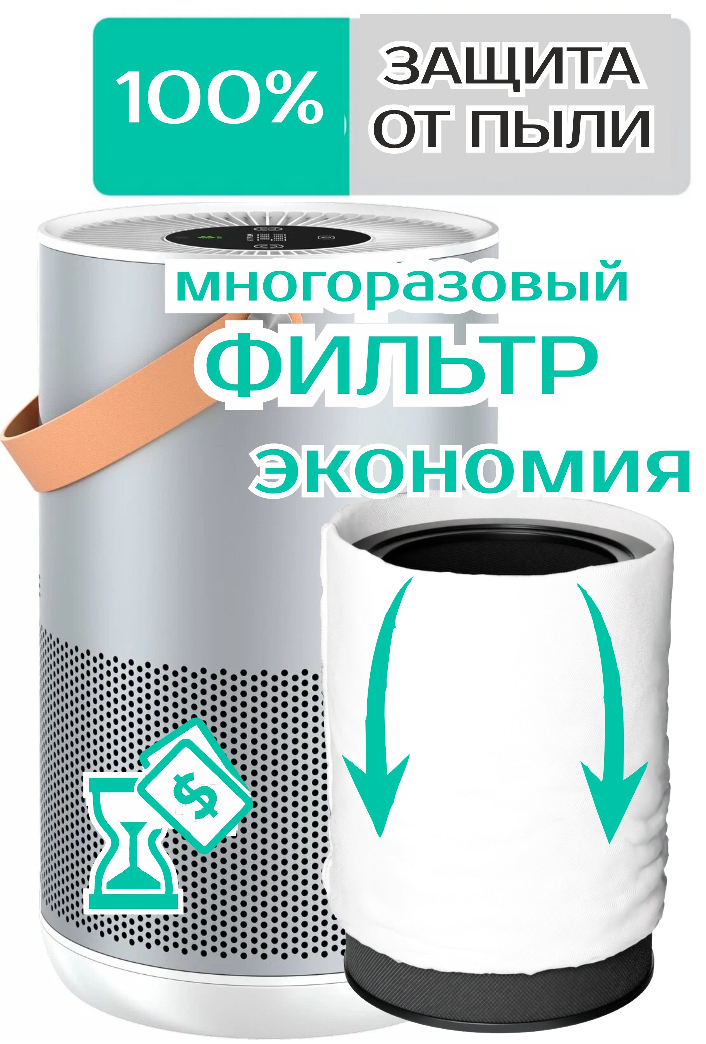 Дополнительныйфильтр"P1"SmartmiAirPurifier(ZMKQJHQP12илиZMKQJHQP11)
