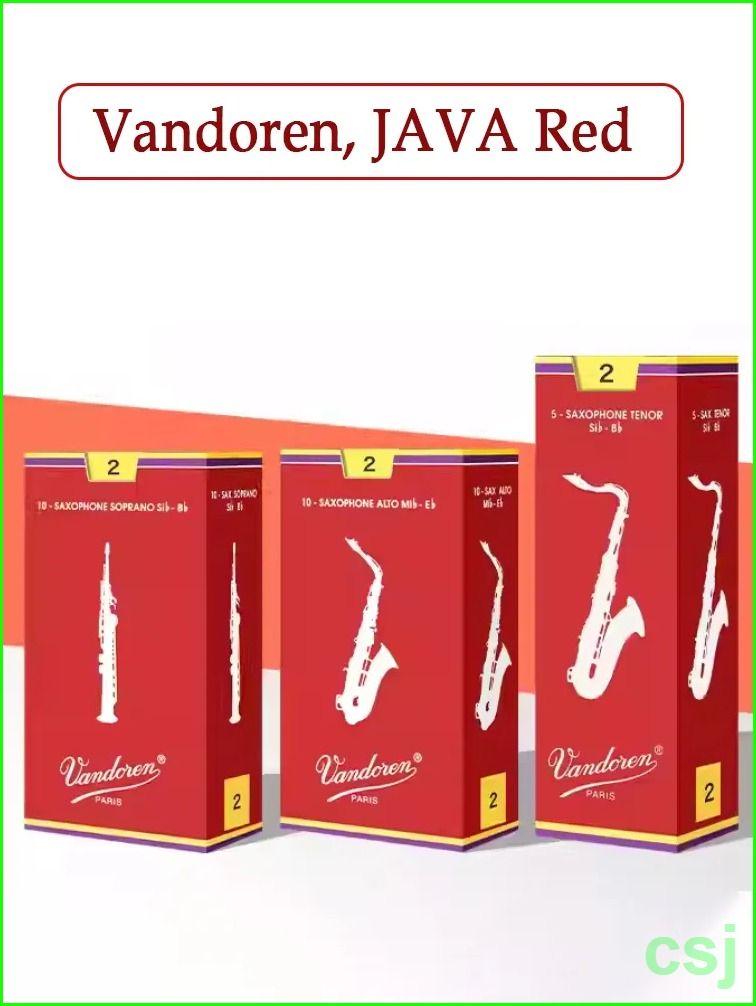 Трости для альт-саксофана JAVA Red 2.5 (10 шт) уравновешенный звук ...