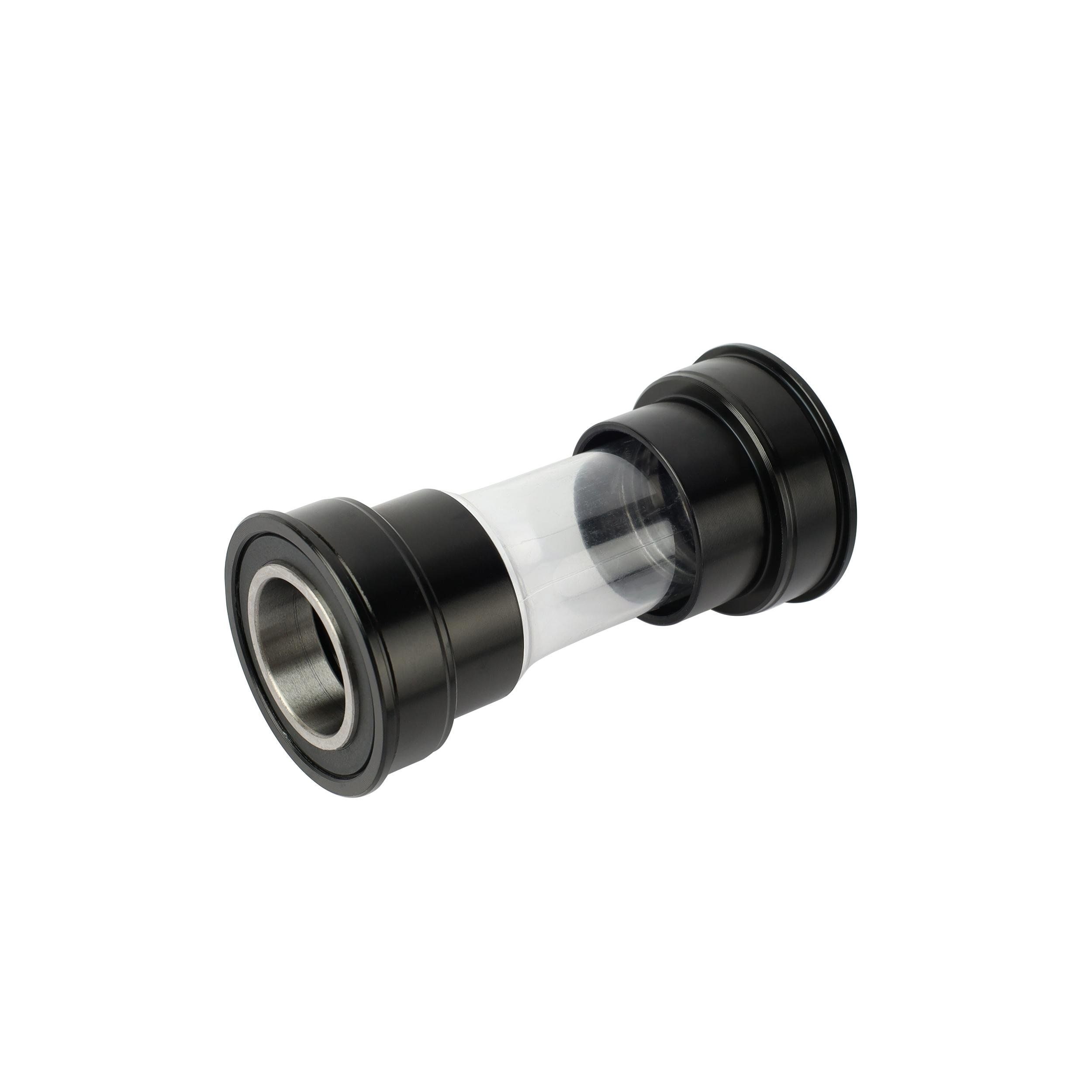 Каретка Press Fit KENLI KL-102A, 86/92 мм, под ось 24 мм, промподшипники, алюминий/нейлон