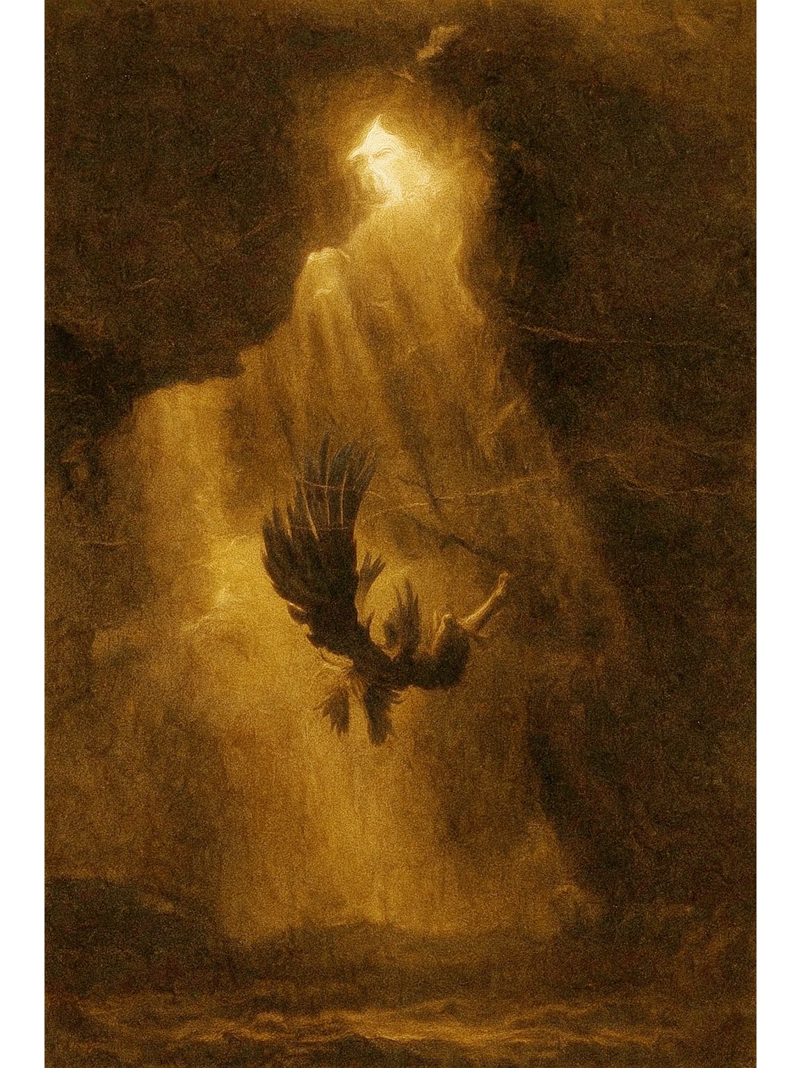 fallen angel painting - Ilustrasi 2