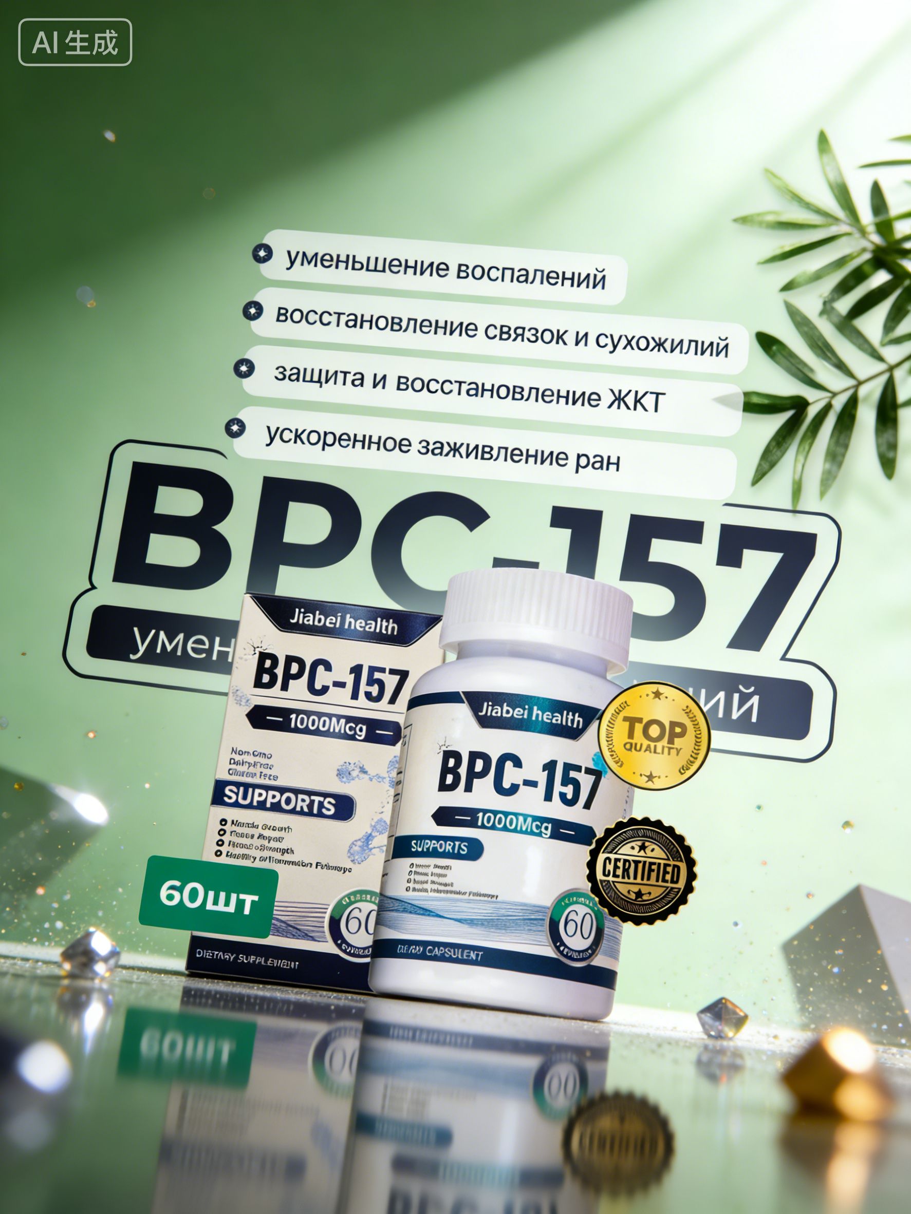 jiabei health bpc 157 tissue regeneration dihexa peptide vial BPC-157 Peptide Capsules1000mcg-Rapid Muscle & Gut Repair What Science ACTUALLY Says About