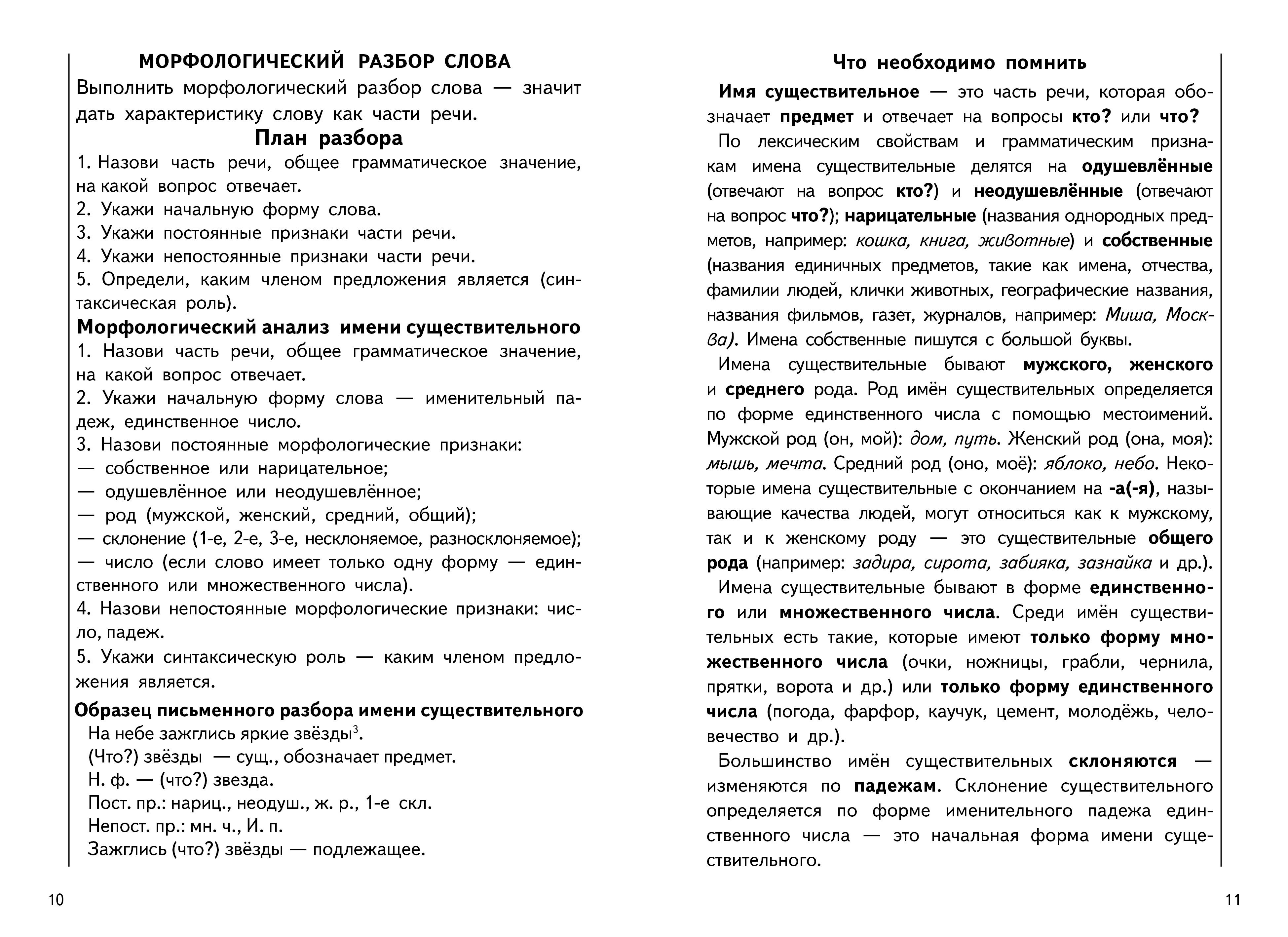 Планы всех видов разборов с примерами: фонетический, морфологический, по составу, синтаксический. С примерами Для детей 8-11 лет | Russian Language VPR Assessment Materials with Answers - Ozon image 6