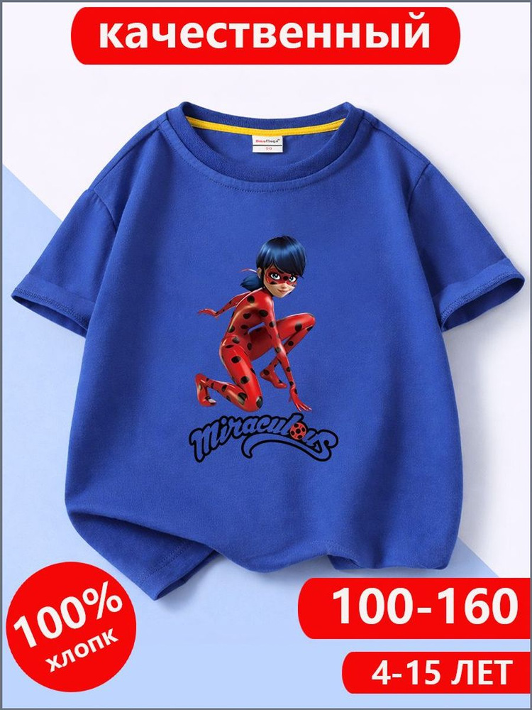Футболка Uniqlo Miraculous Tales of Ladybug Cat Noir #1