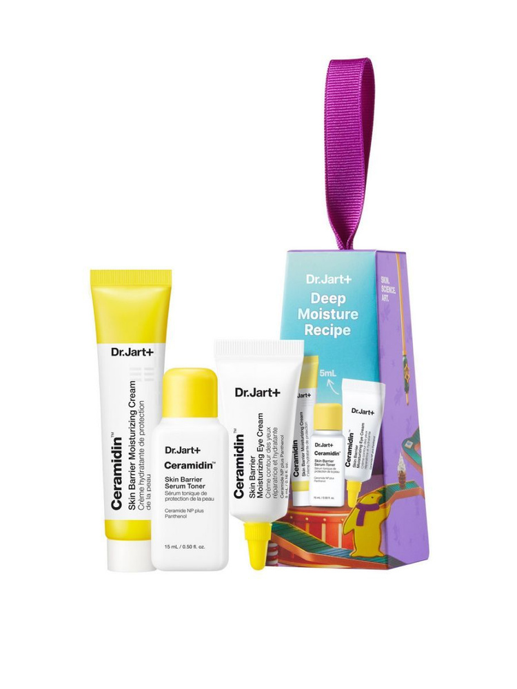  Deep Moisture 3個セット Dr Jart Holiday Set - Ceramidin Deep Moisture Recipe Набор