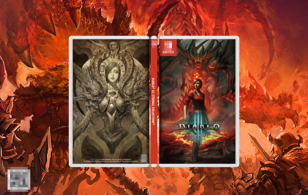 Diablo III Eternal collection "Leah" / Обложка для Кейса Nintendo ...