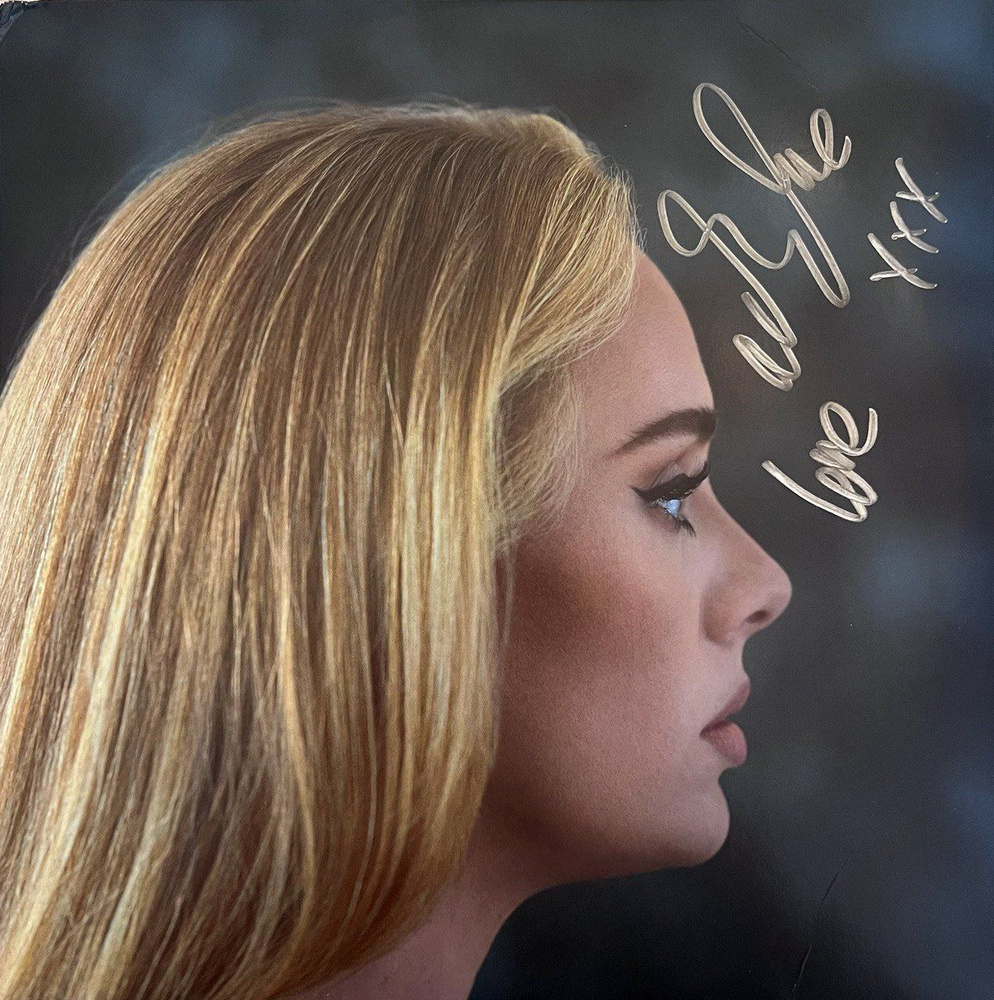 Адель. Подлинный автограф. Сертификат RUS COA - купить с доставкой по ...