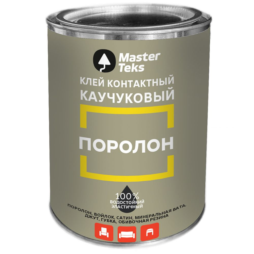 Клей контактный каучуковый MasterTeks поролон 0,96 л - купить с ...