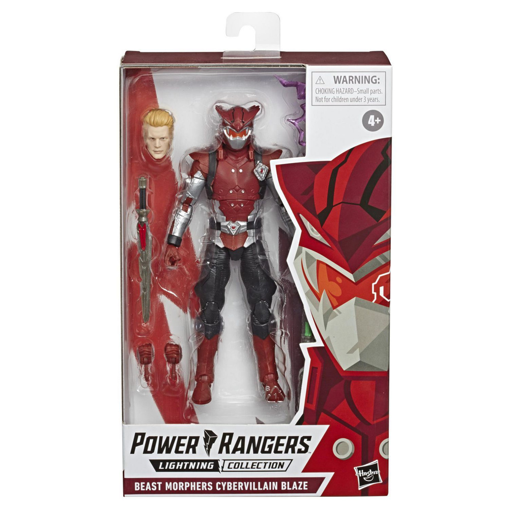 Фигурка Могучие Рейнджеры серия Power Rangers Lightning Collection - Beast  Morphers Cybervillain Blaze, 15 см