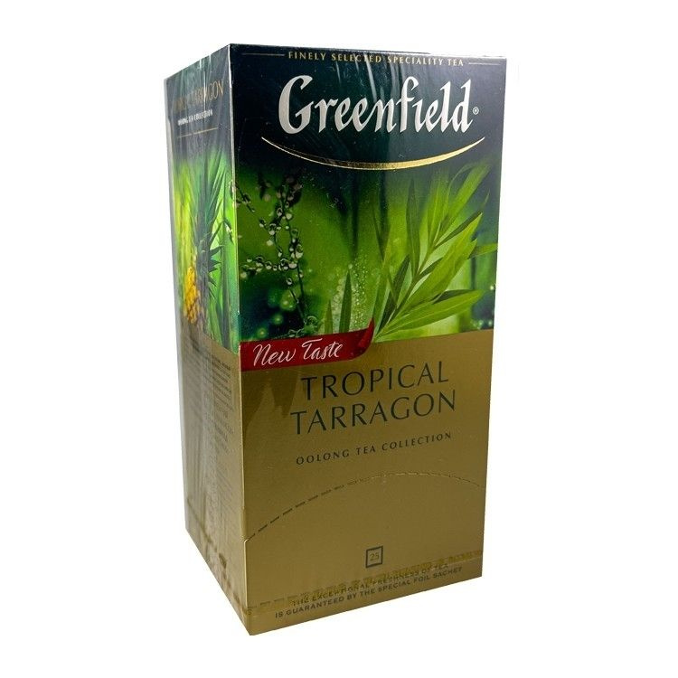 Чай зеленый оолонг Greenfield Tropical Tarragon 25 пакетиков #1