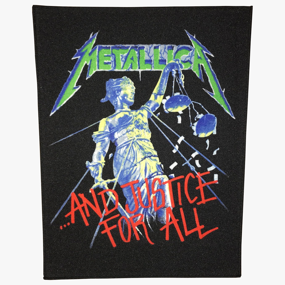 Нашивка большая на спину Metallica "... And Justice for All ...