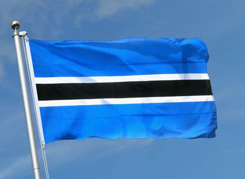 Двусторонний флаг Ботсваны 40х60 см на лодку, катер или яхту с люверсами  #1