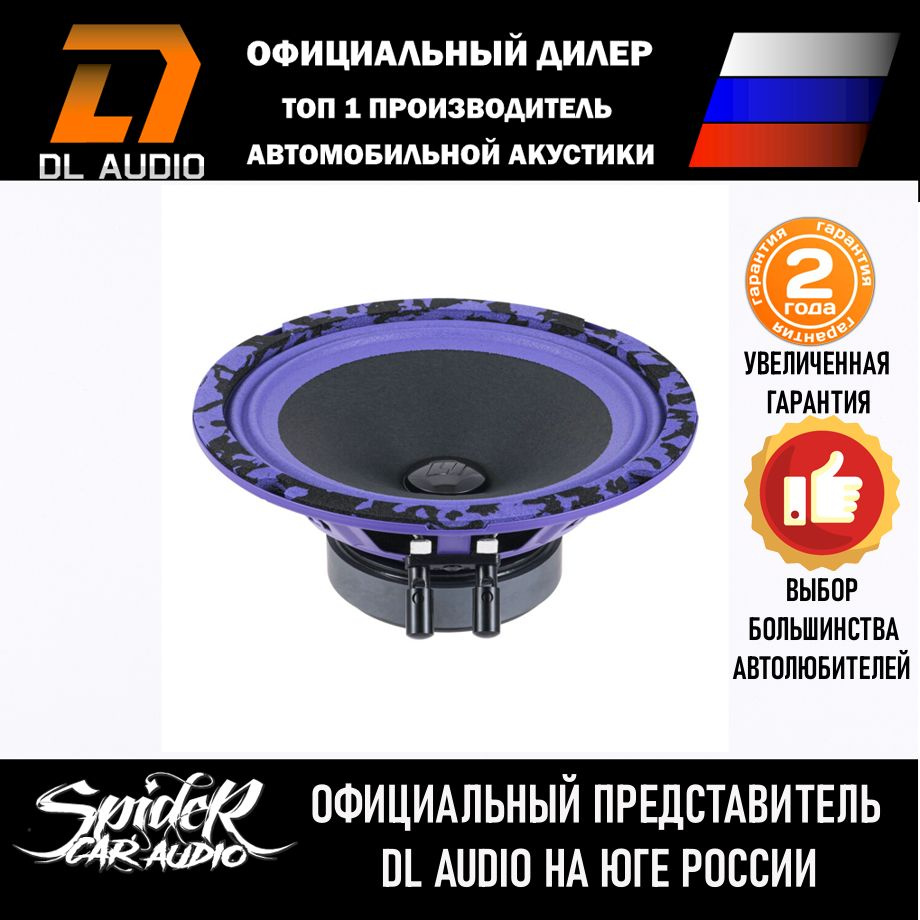 Колонки для автомобиля DL Audio Piranha 165 V.2 / эстрадная акустика 16,5 см. (6 дюймов) / комплект 2 #1