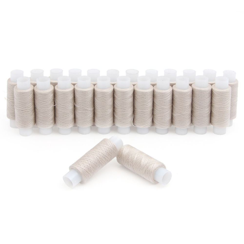 Нитки для шитья 50/2 для тонких тканей и оверлока, 200 м, 25 шт/упак ...