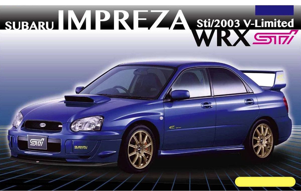 Сборная модель Автомобиль Subaru Impreza WRX Sti 2003 V-Limited, масштаб 1/24, Fujimi FU03940 03940  #1