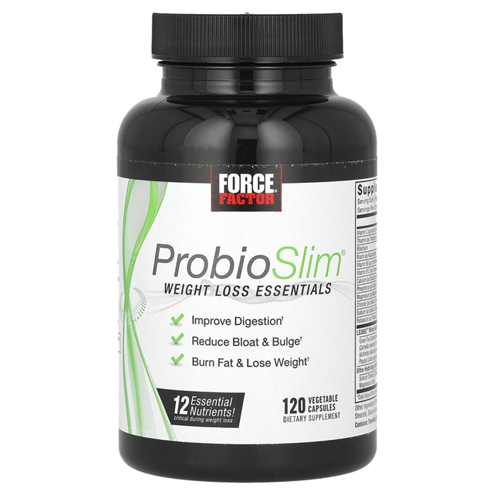 Средство для снижения веса Force Factor, ProbioSlim, пищевая добавка ...