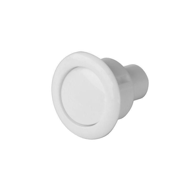 Кнопка нажимная ИНКОЭ белая для смыва арматуры бачка унитаза(однорежимная)  #1