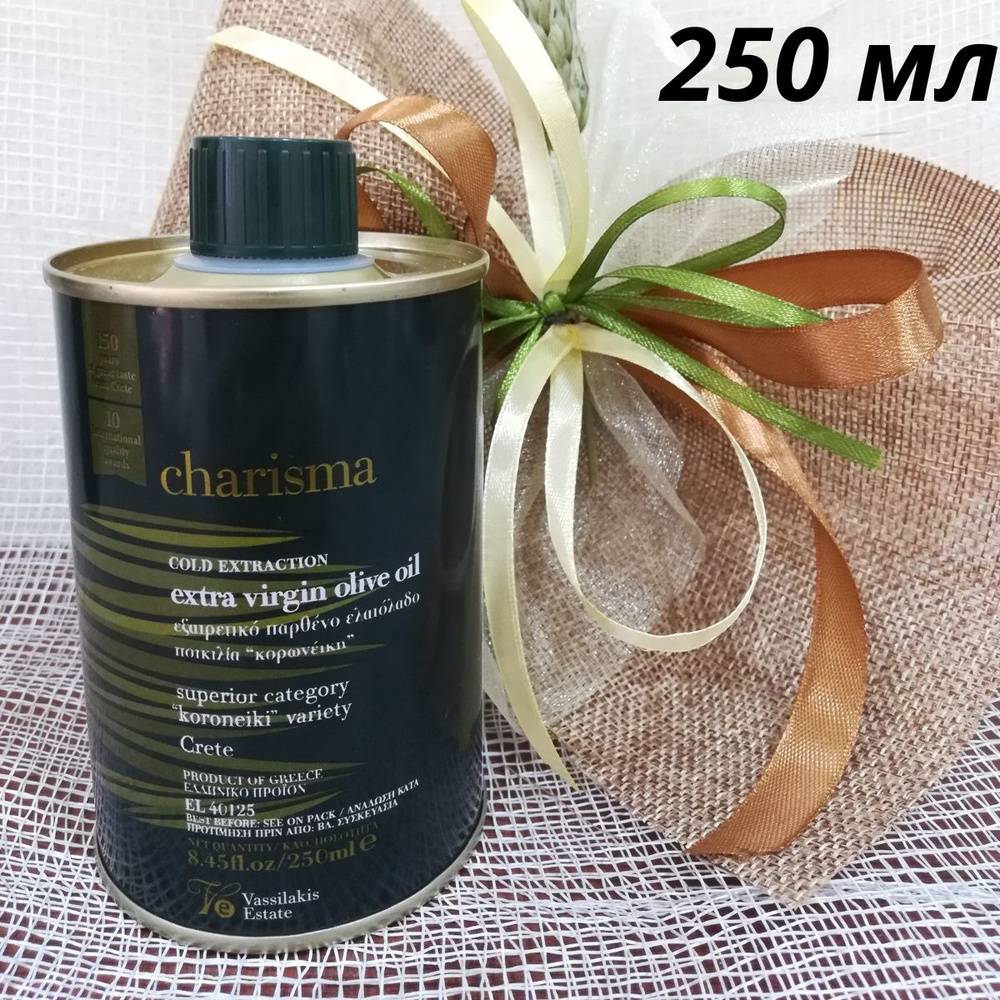 Оливковое масло CHARISMA extra virgin нерафинированное, 250мл - купить ...