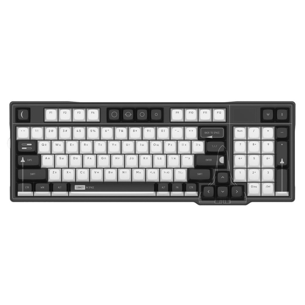 Механическая клавиатура Lunacy In Space 98 (LISWK01) купить по низкой ...
