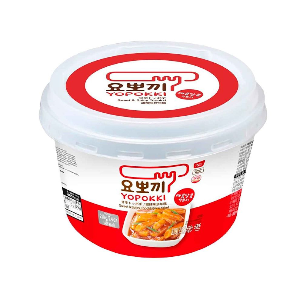 Рисовые клецки "Young Poong" Yopokki Sweet & Spicy Topokki с остро-сладким соусом, 210 г  #1