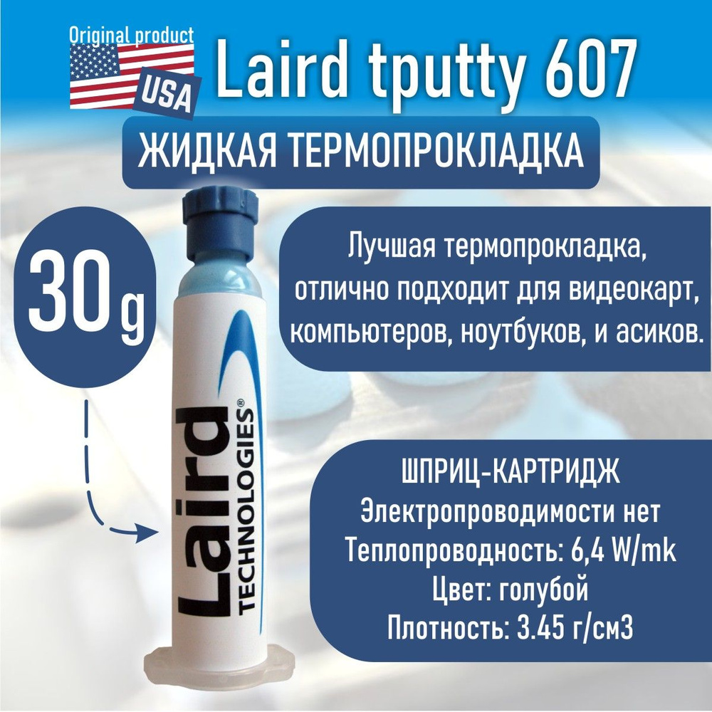 Термопрокладка Laird Technology Laird Tputty 607 купить по выгодной ...