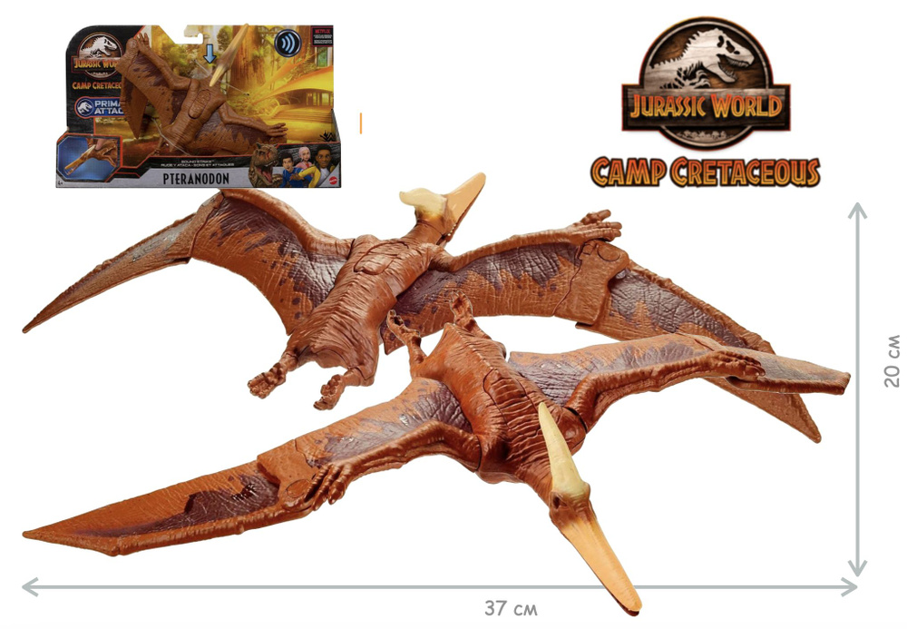 Jurassic World 3 Pteranodon Sound Strike GVH67 Mattel