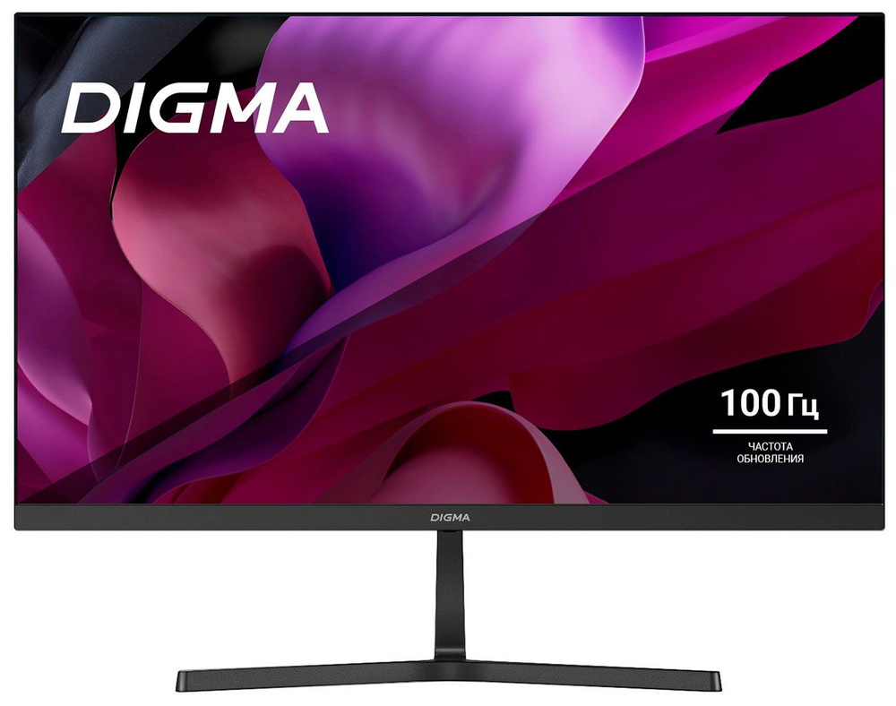 Digma 23.8" Монитор Progress 24P404F, 23.8'', IPS FHD, черный, черный #1