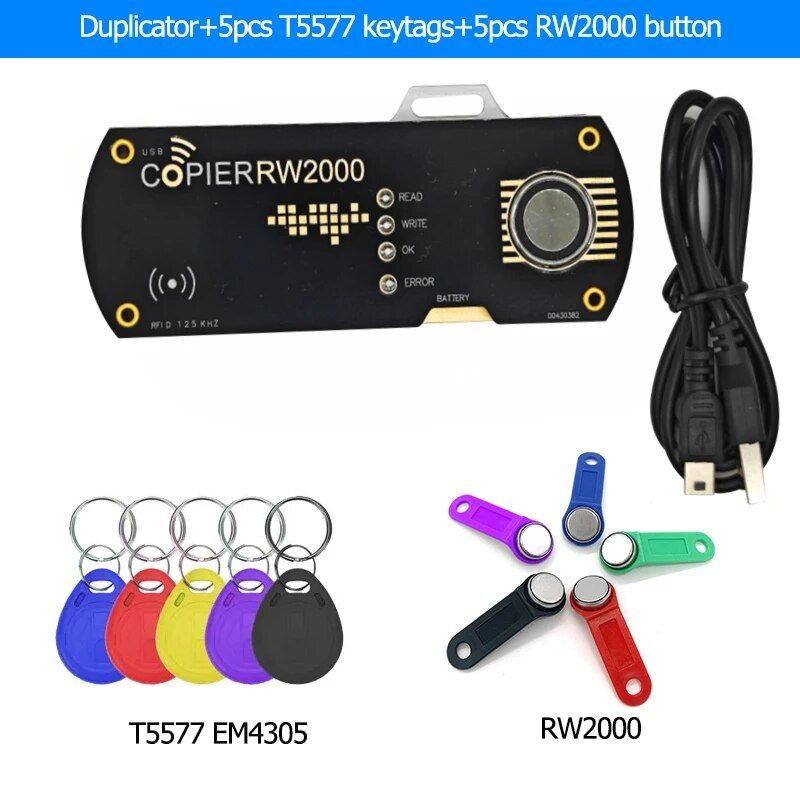 RW2000 tfid репликатор rwid rww1990 реплицирует 125 kHz T5577 EM4305 ...