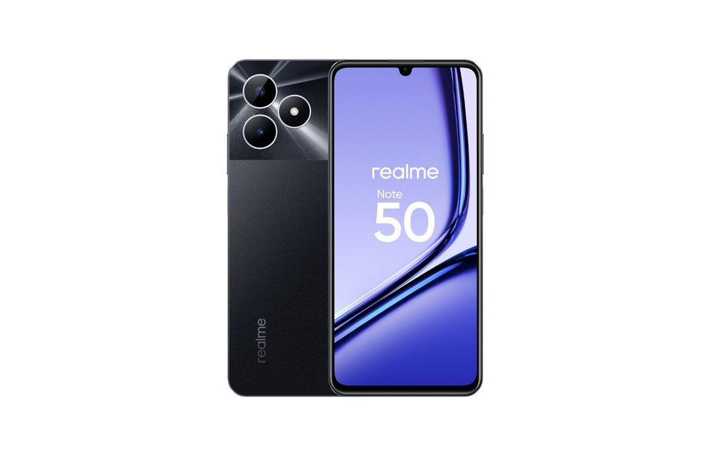realme Смартфон Note 50 3/64 ГБ, черный #1