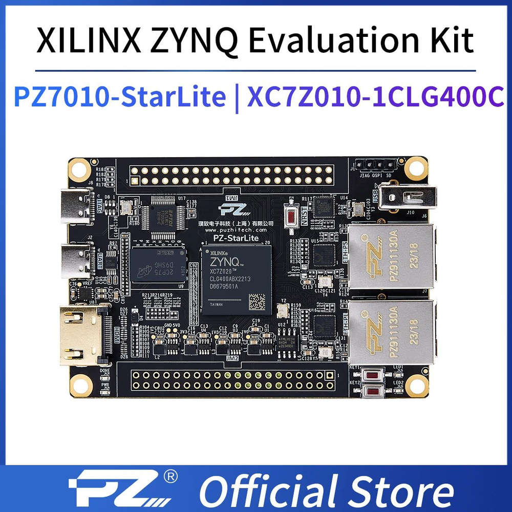 Оценочный комплект Puzhi 7010 Starlite Xilinx Zynq-7000 макетная плата ...