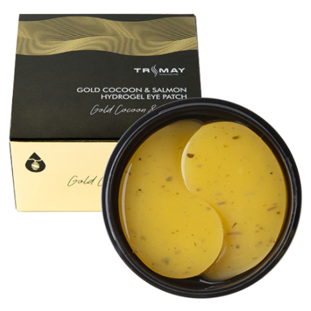 Гидрогелевые патчи с коконом золотого шелкопряда и икрой лосося Gold
