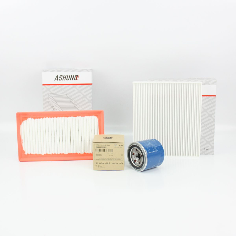 Комплект фильтров для Хендай Солярис 17, Киа Рио 17 G4FG ( оригинальный ...