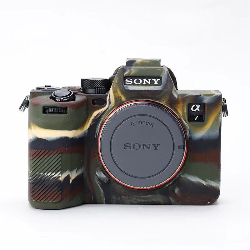 Защитный силиконовый чехол для фотоаппарата Sony A7IV A7M4 ультра-тонкая полимерная из мягкого качественного #1