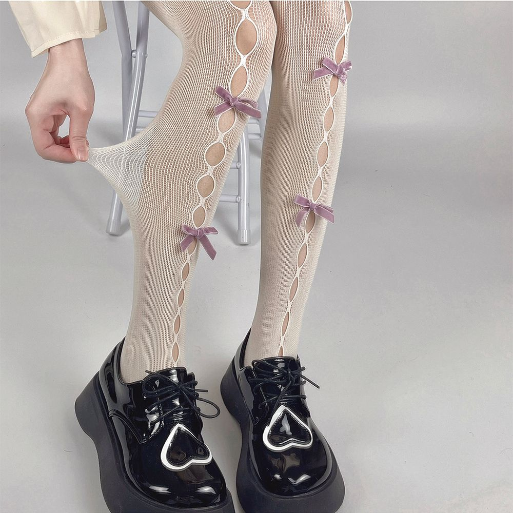 Колготки Женский, размер универсальный супер белый, светлая фиалка ...