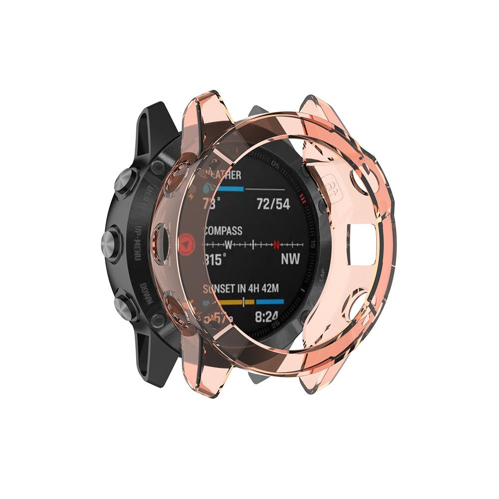 Силиконовый защитный чехол бампер для Garmin Fenix 6 с противоударными свойствами  #1