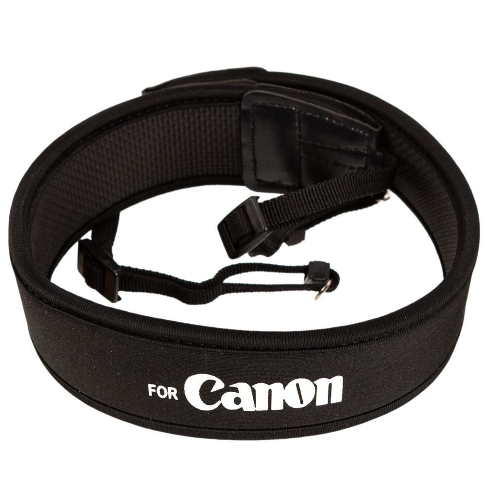カノン  Ремень Matin M-10407 для фотоаппаратов Canon, неопреновый черный
