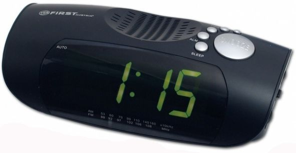 Сетевой будильник FIRST радиочасы 2419-2 #1