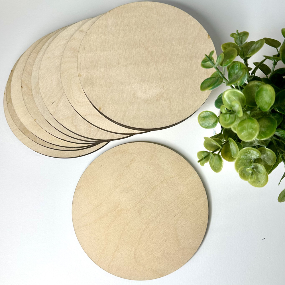 Артборд круг из фанеры основа для творчества 19 см 1 шт - купить с ...