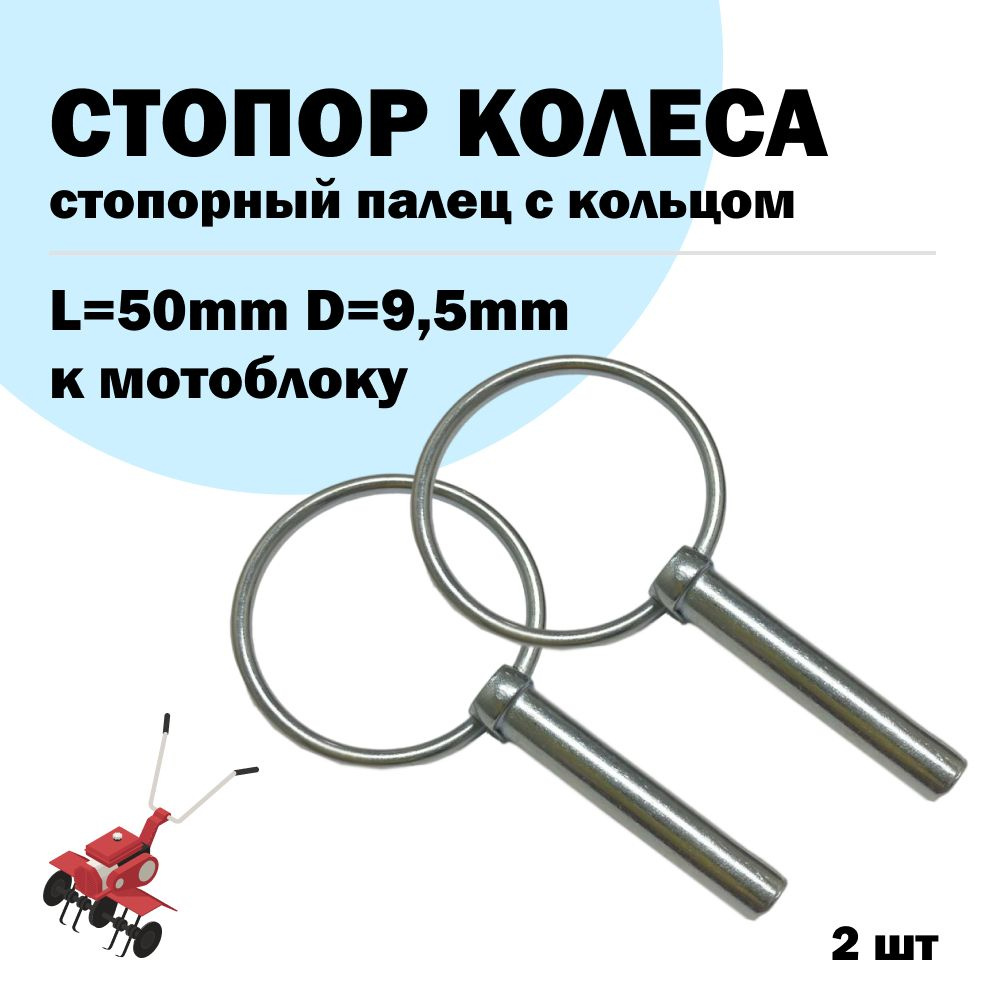 Оснастка для садовой техники Стопор фрез мотоблока самозажимной (2шт ...