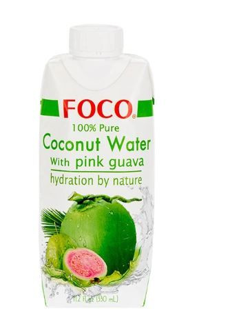 Вода кокосовая Foco с розовой гуавой, 330мл #1