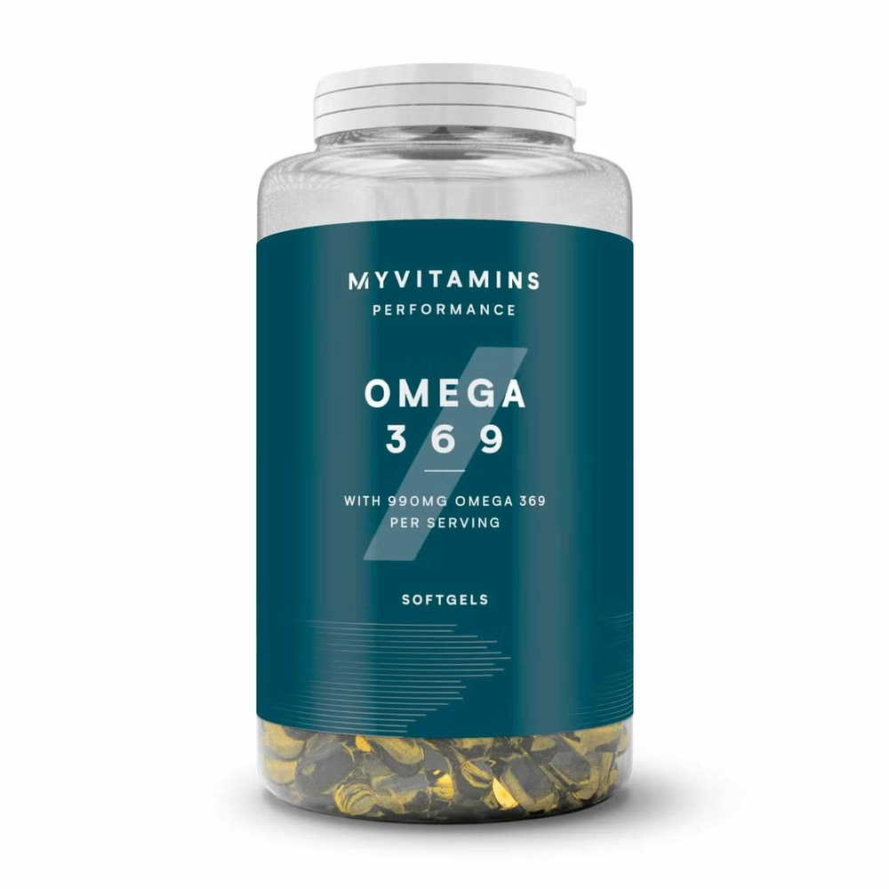 Майпротеин (Майвитаминс) Омега-3 6 9 // MYPROTEIN (MYVITAMINS) Omega 3 6 9, 120 гелевых капсул. Годен #1