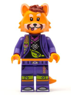 Минифигурка Lego Red Panda Dancer, Vidiyo Bandmates, Series 1 (Minifigure Only without Stand and Accessories) #1