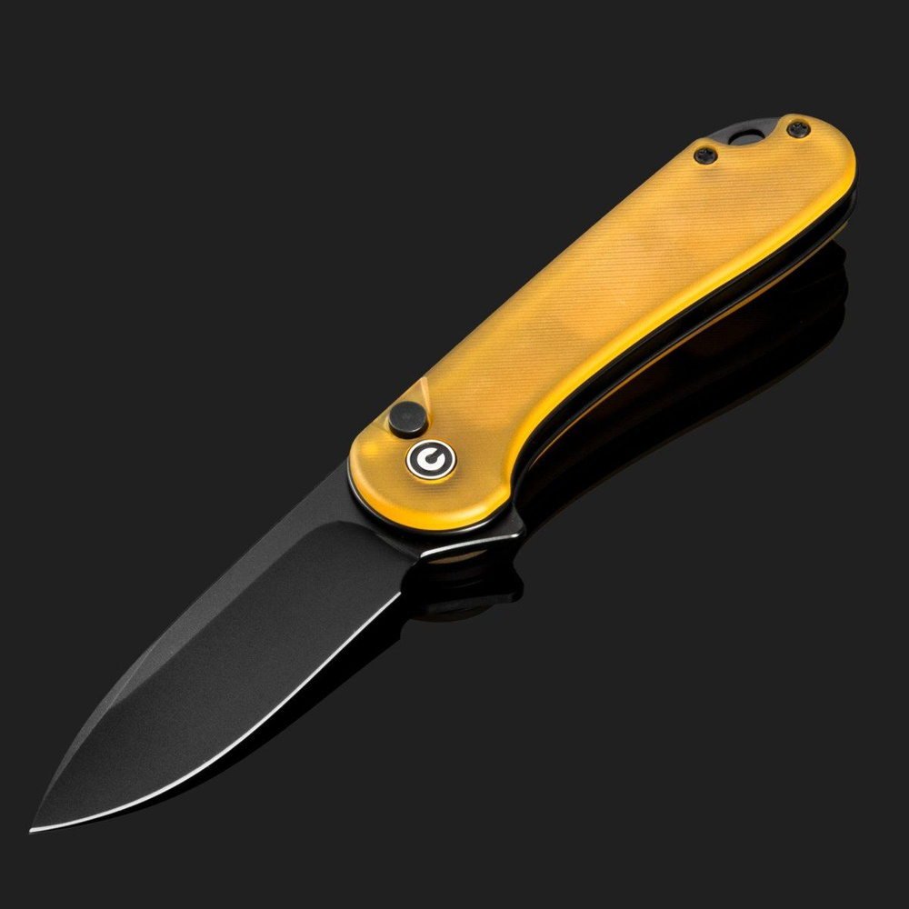 Складной нож CIVIVI Button Lock Elementum II black, сталь Nitro-V ...