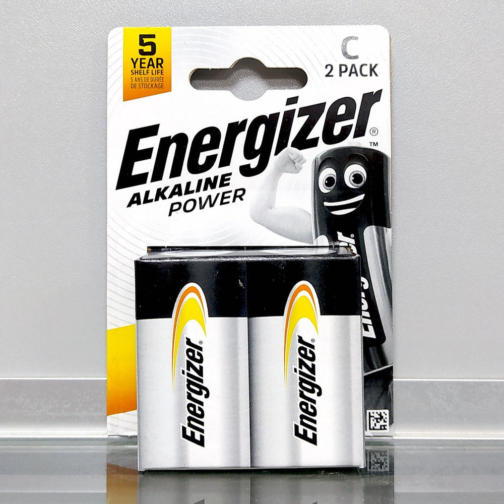 Батарейка (4шт) ENERGIZER LR20 (D/E95) Alkaline Power 1.5В щелочная (алкалиновая)(бл2)  #1