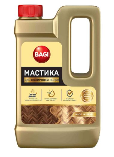 Мастика для полировки полов 2 в 1 Bagi Выравнивание цвета и поверхности, 500 мл  #1