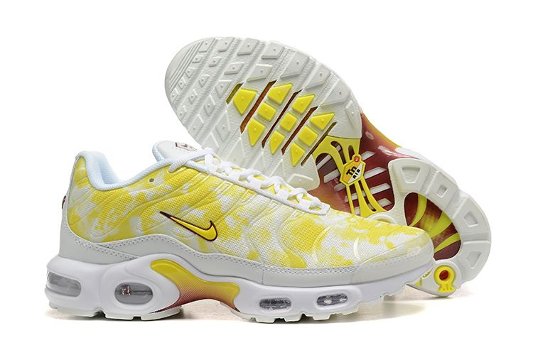 Nike blanche jaune on sale